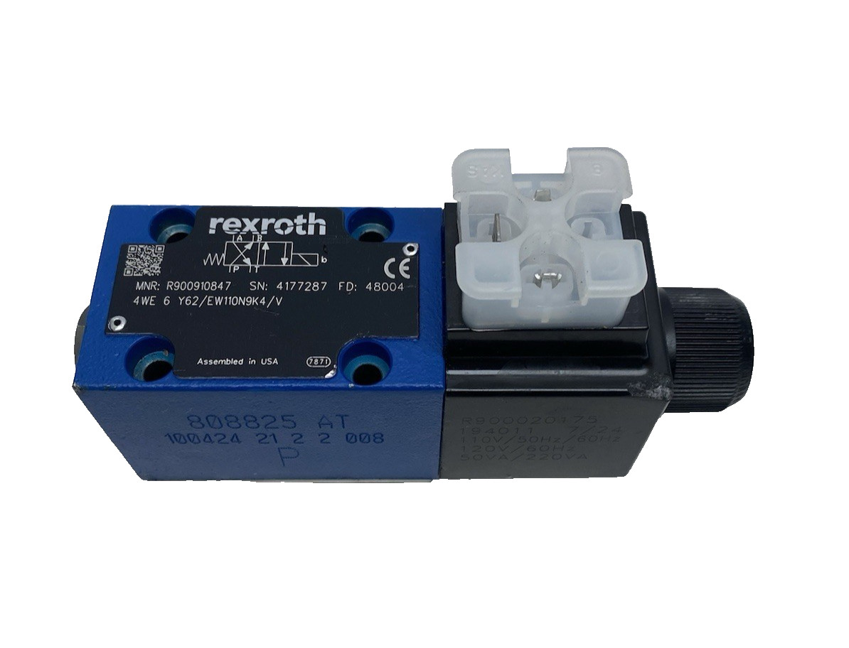 R900910847 Rexroth Valve 4WE-6-Y62 / EW110N9K4 / V R900910847 Rexroth Valve 4WE-6-Y62 / EW110N9K4 / V