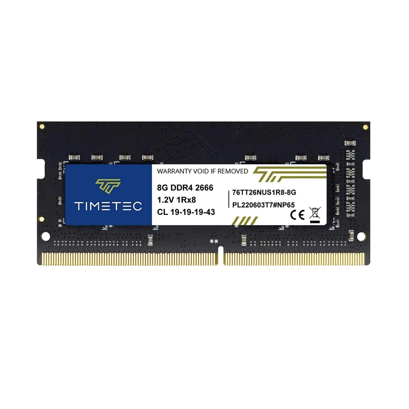 Timetec 8GB DDR4 2666MHz (DDR4-2666) PC4-21300 ( (PC4-2666V) Non-ECC Unbuffered