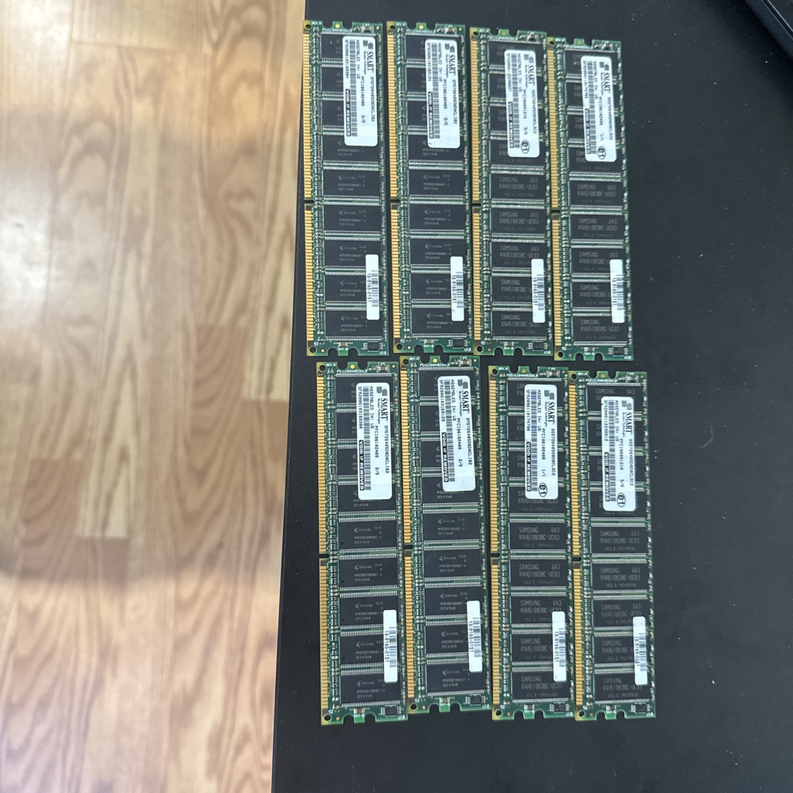 QTY 8 LOT DDR1 SDRAM ECC Server Memory Mixed Samsung Qimonda QTY 8 LOT DDR1 SDRAM ECC Server Memory Mixed Samsung Qimonda