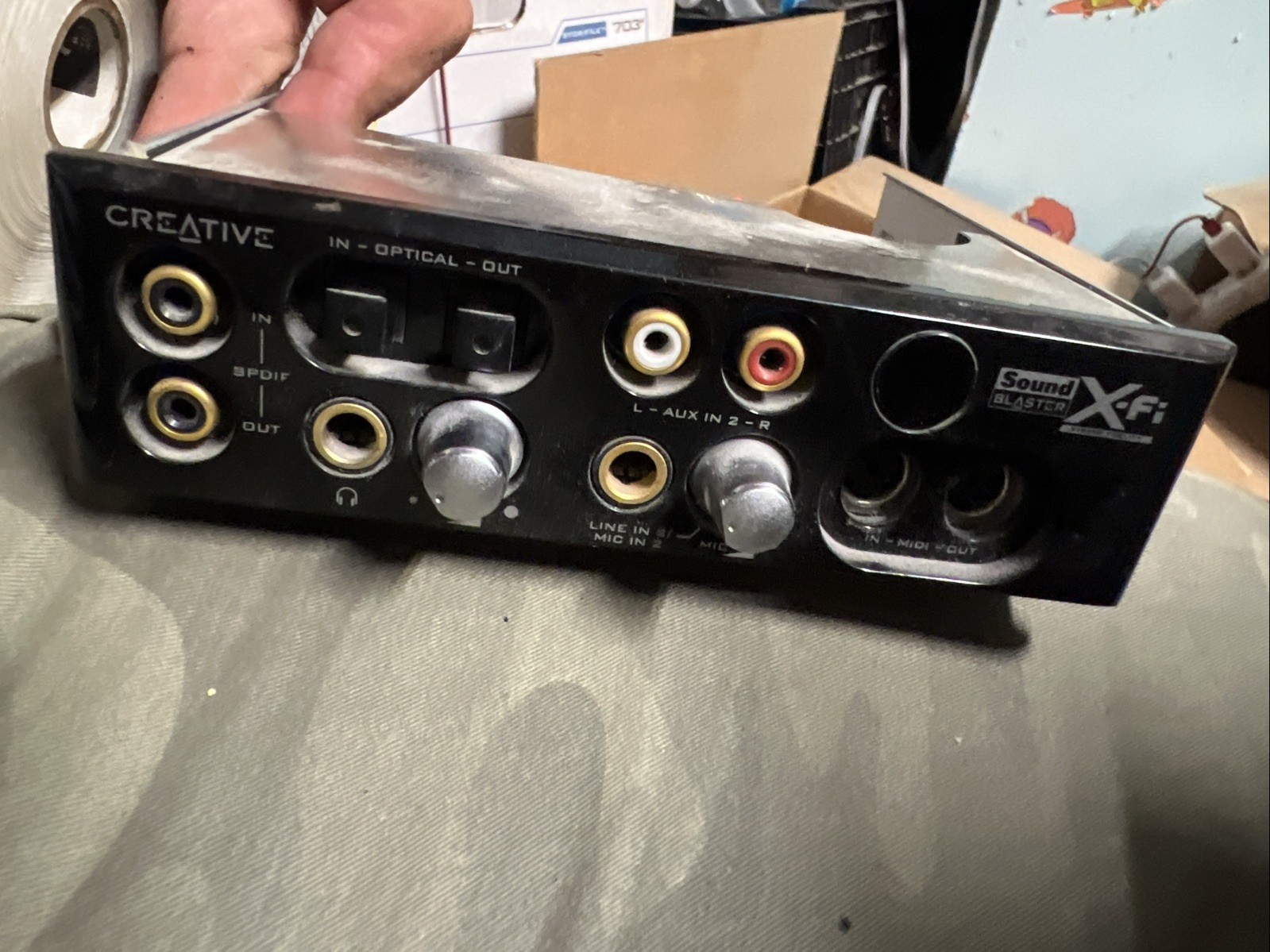 Creative Sound Blaster Audigy2 Audigy 2 ZS External Breakout Box Bay SB0250 Creative Sound Blaster Audigy2 Audigy 2 ZS External Breakout Box Bay SB0250