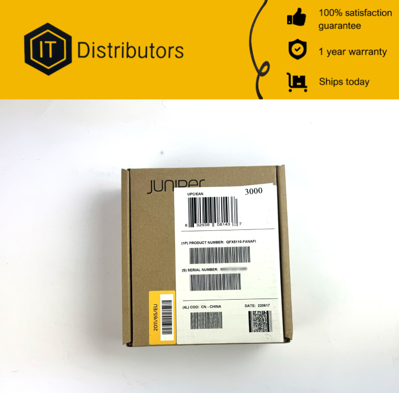 Juniper QFX5110-FANAFI / New / 1 Year Warranty / Ships Today Juniper QFX5110-FANAFI / New / 1 Year Warranty / Ships Today