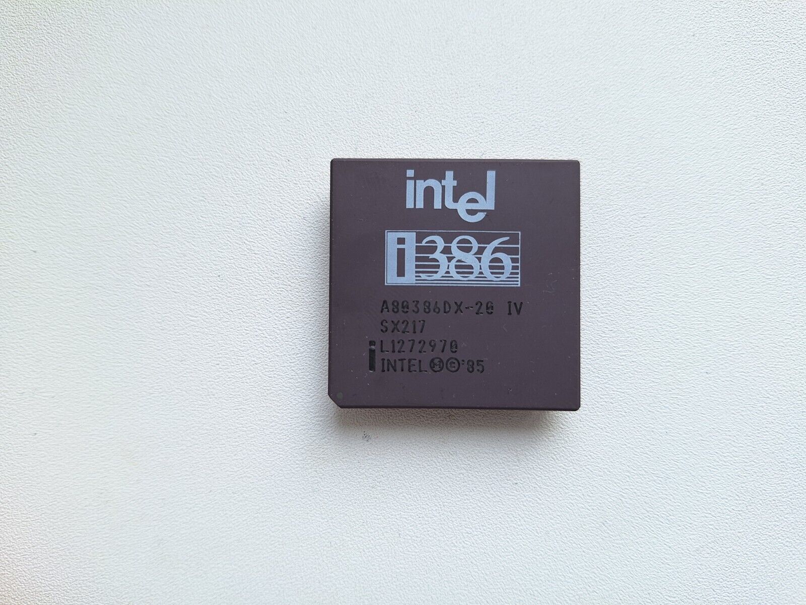 386DX Intel A80386DX-20 IV SX217 80386DX vintage CPU GOLD