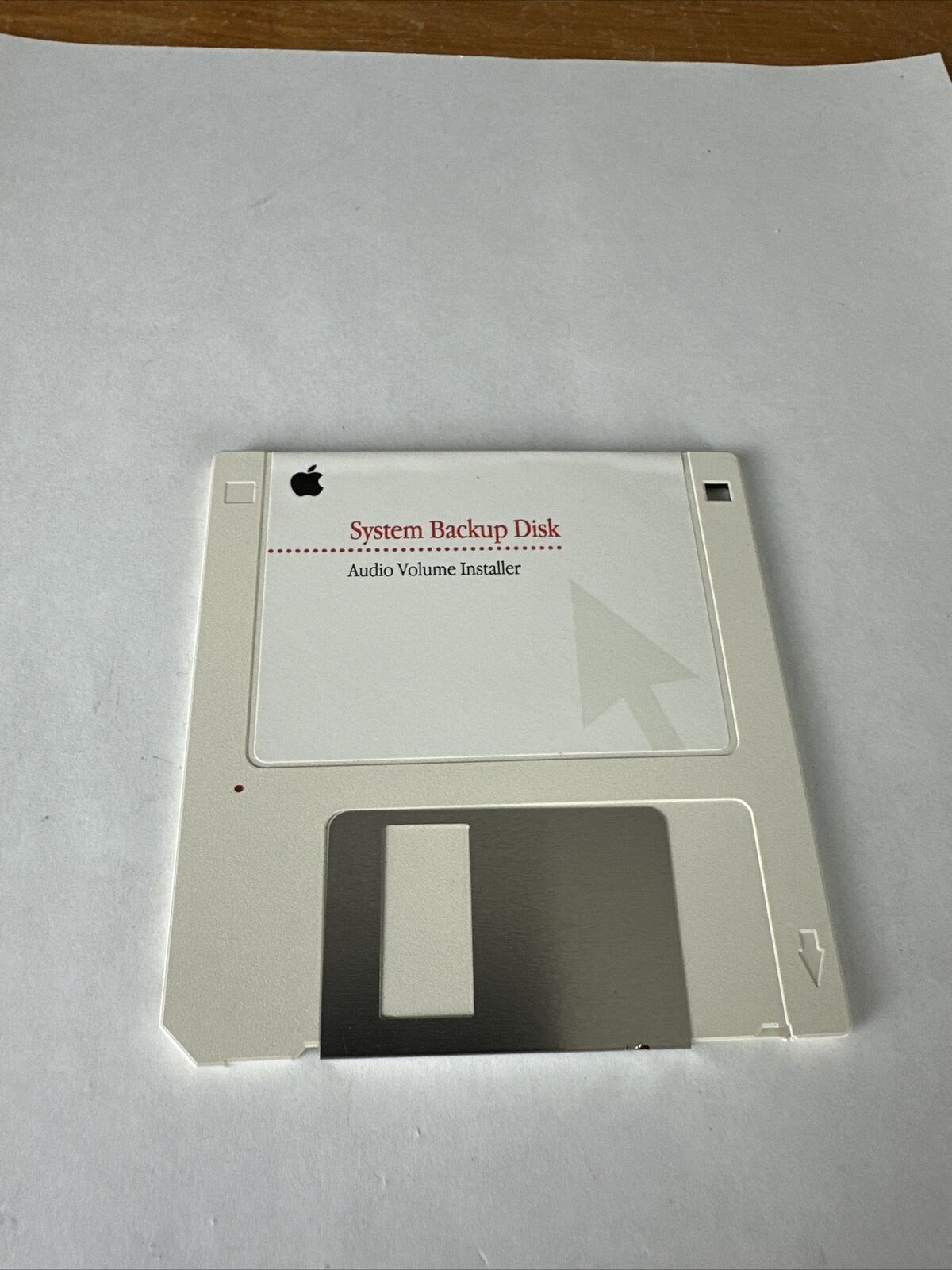 Vintage 1995 Apple System Backup Disk Audio Volume Installer Floppy 690-2827A