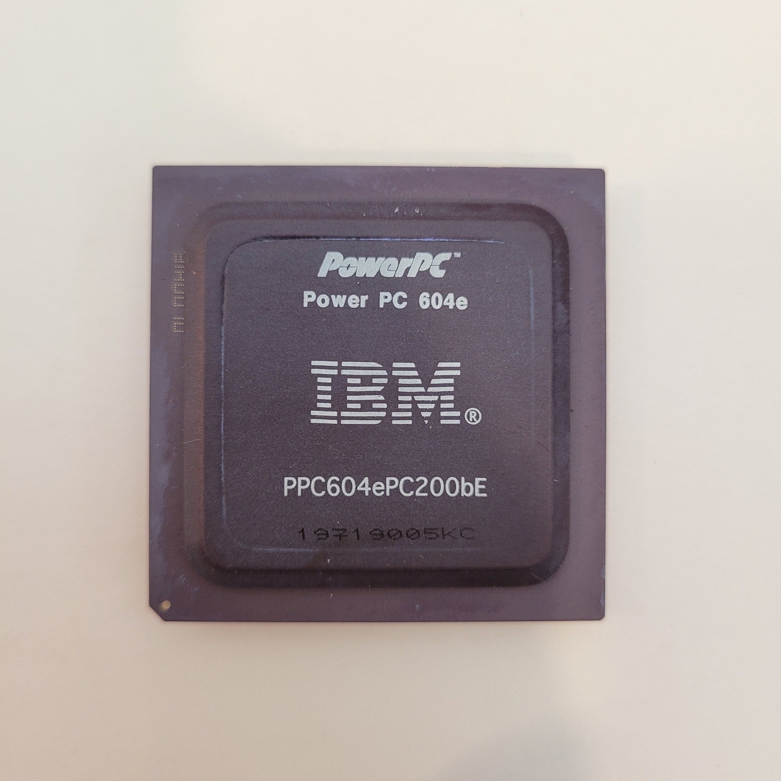 IBM PowerPC 604e CPU 200MHz PPC604ePC200bE Rare Vintage RISC Processor IBM PowerPC 604e CPU 200MHz PPC604ePC200bE Rare Vintage RISC Processor