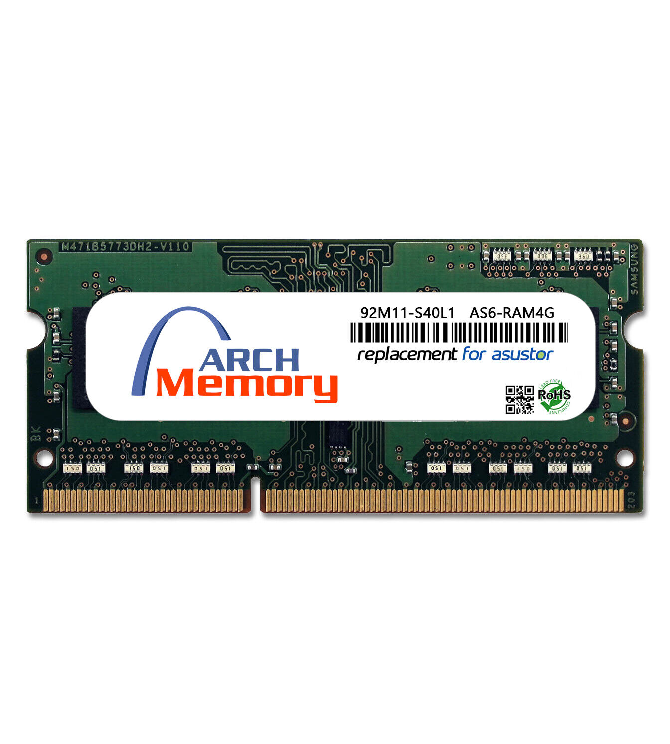 4GB 92M11-S40L1 AS6-RAM4G DDR3L-1866 204-Pin So-dimm RAM Memory for Asustor