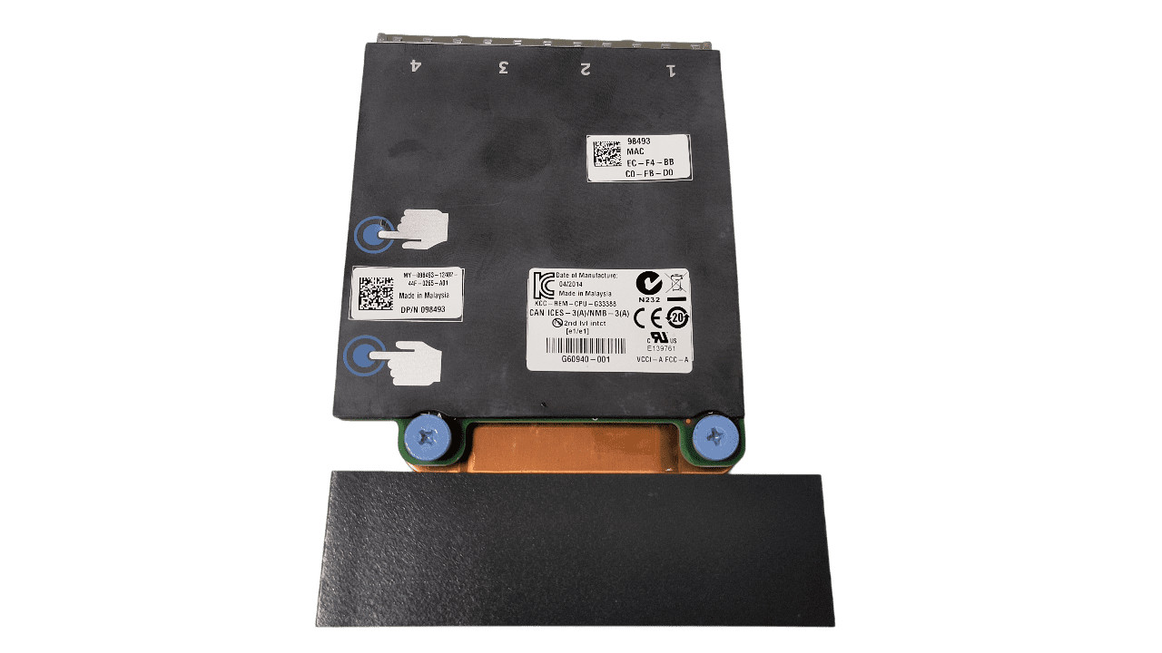 Dell 98493 Intel X540 2x 10GB RJ-45 /  2x 1GB RJ-45 Network Daughter Card