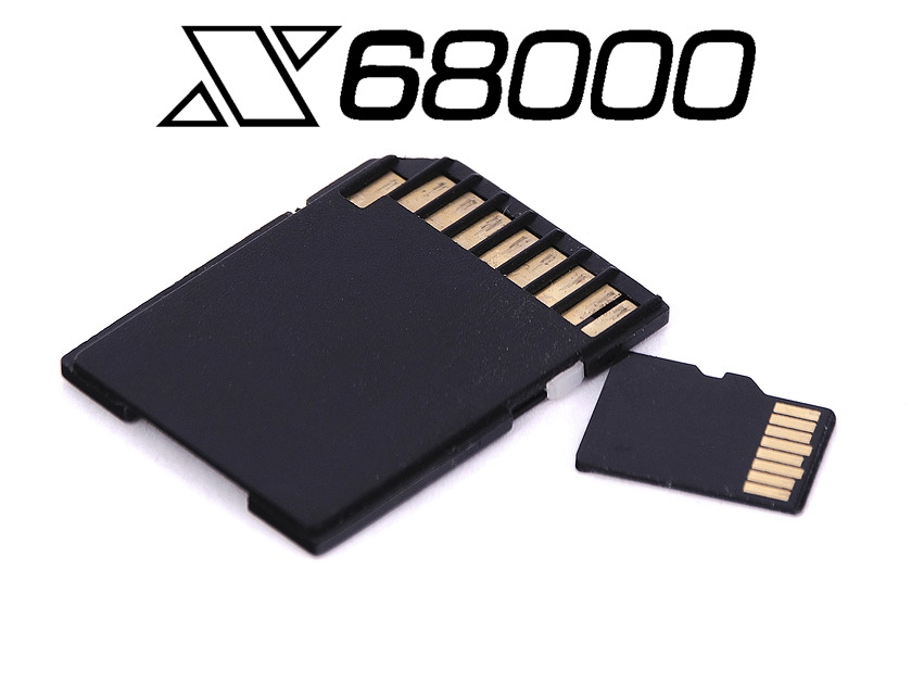 Hard Disk Image Micro SD Card for Sharp X68000 HDF Ready to use for SCSI2SD 