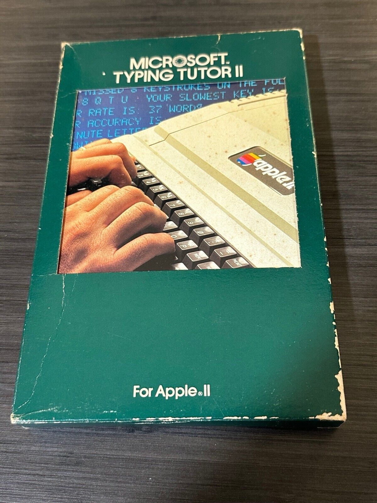 Typing Tutor II Microsoft Apple II plus IIe ll 2 vintage computer software