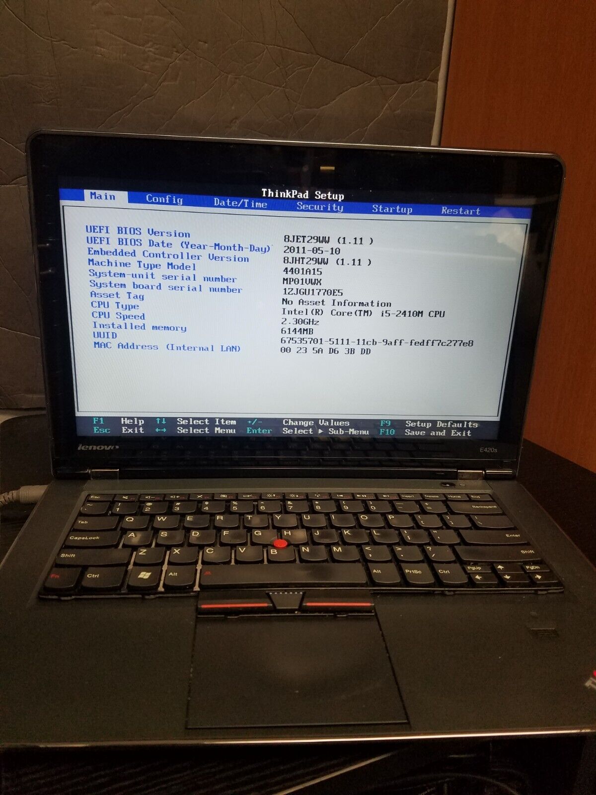 Lenovo ThinkPad E420s i5-2410M@2.3GHz 6GB*NO HDD/BATT/Keyboard/CHRGR*