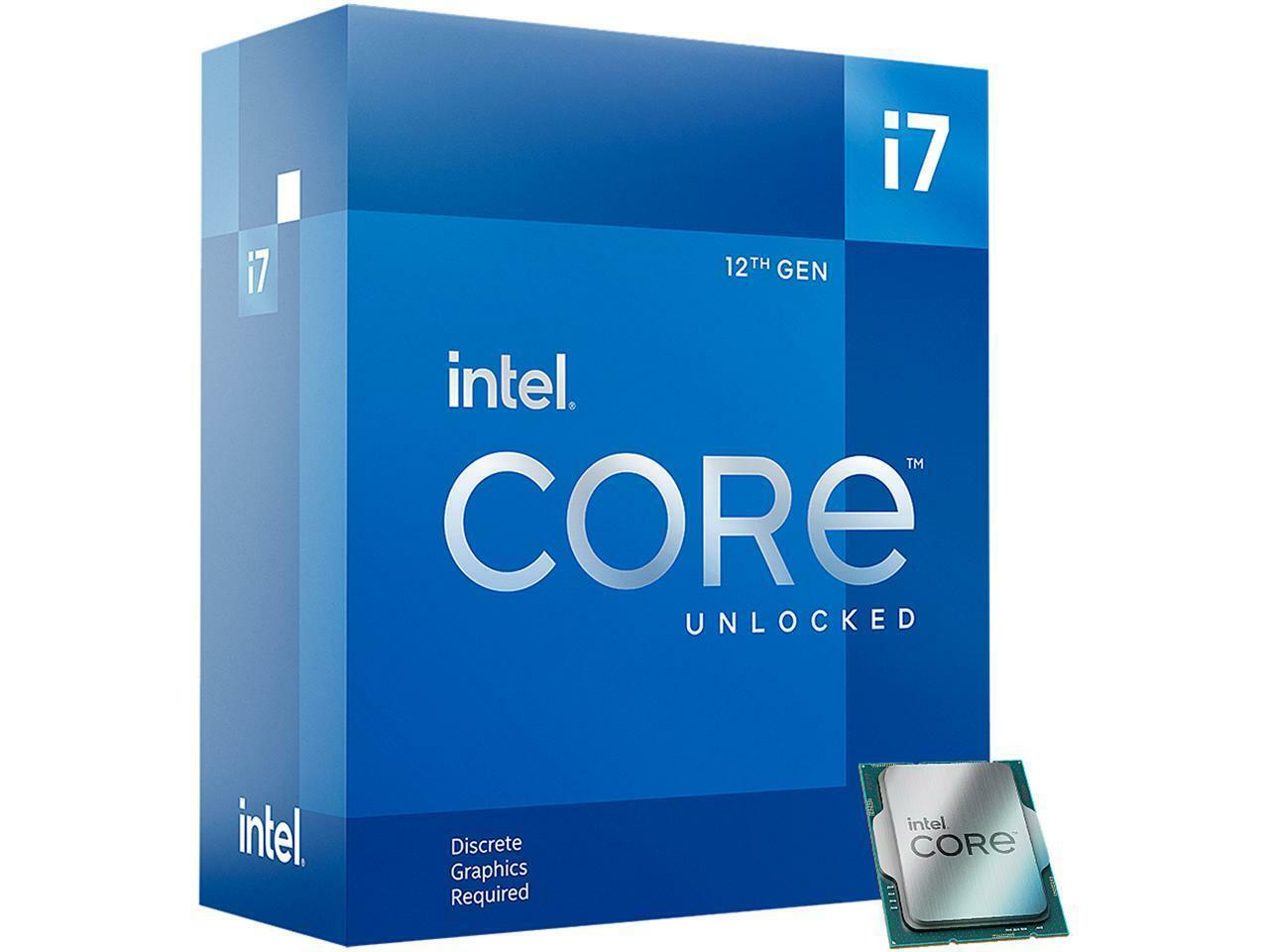 Intel Core i7-12700KF - Alder Lake 12-Core (8P+4E) 3.6 GHz LGA 1700 125W CPU