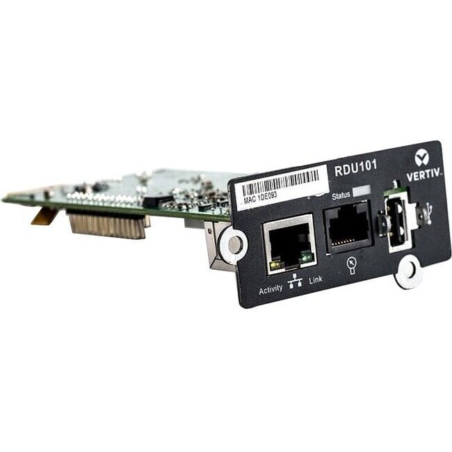 Vertiv Liebert IntelliSlot RDU101 Network Card Remote Monitoring