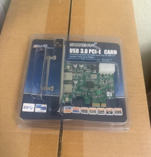 PCIe Expansion Card PCI Express 1X 2 Ports with 19 Pin USB 3.0 5Gbps sealed unit PCIe Expansion Card PCI Express 1X 2 Ports with 19 Pin USB 3.0 5Gbps sealed unit