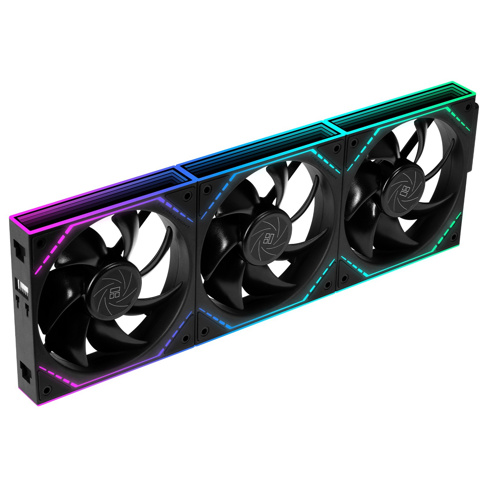 Thermalright TL-M12Q X3 120mm PC Case Fans Low Noise ARGB Daisy-Chain, 3-Pack Thermalright TL-M12Q X3 120mm PC Case Fans Low Noise ARGB Daisy-Chain, 3-Pack