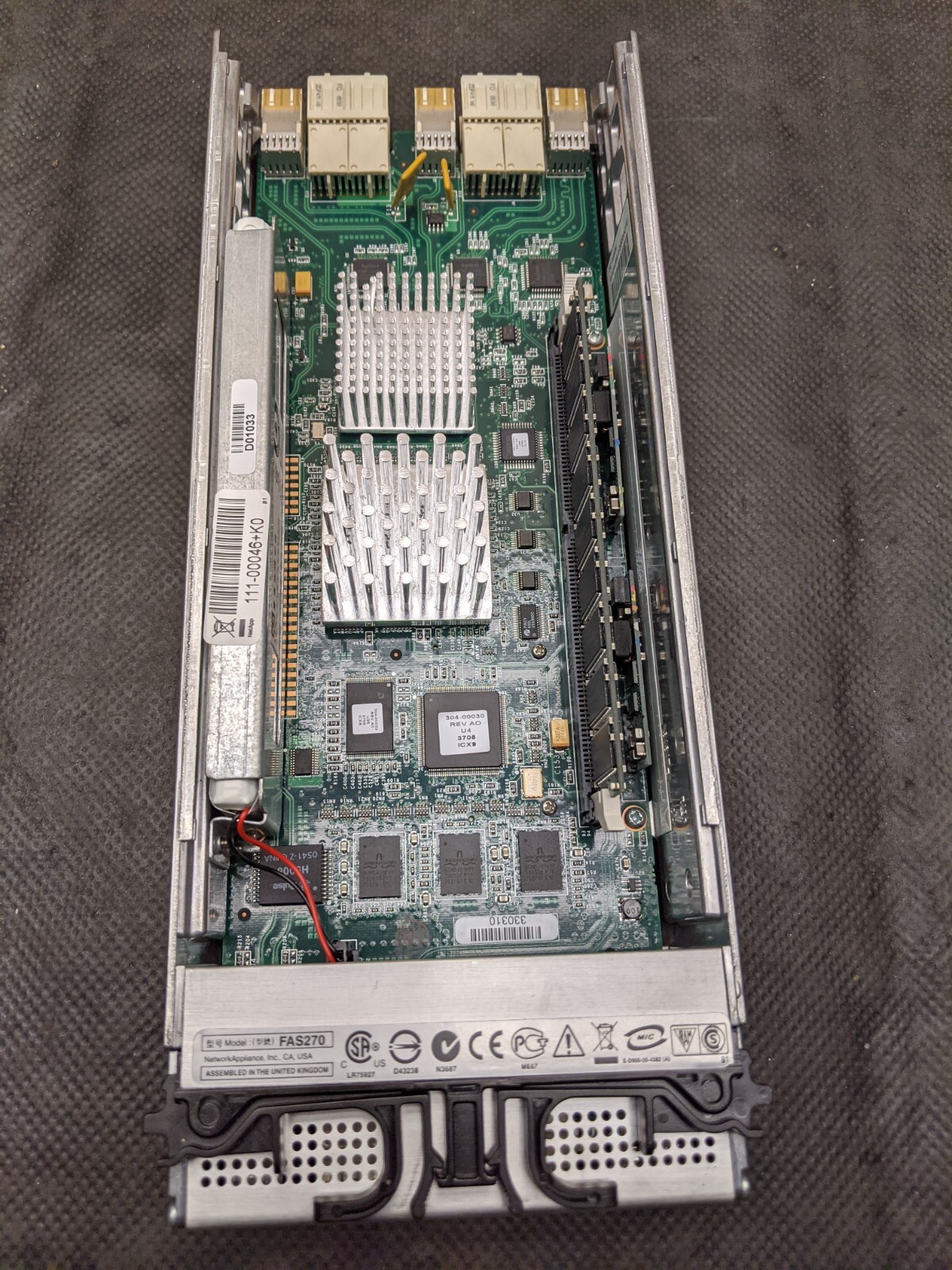 NetApp 111-00046 FAS 270 Controller Battery Memory 107-00010+BO 111-00046+E0 NetApp 111-00046 FAS 270 Controller Battery Memory 107-00010+BO 111-00046+E0