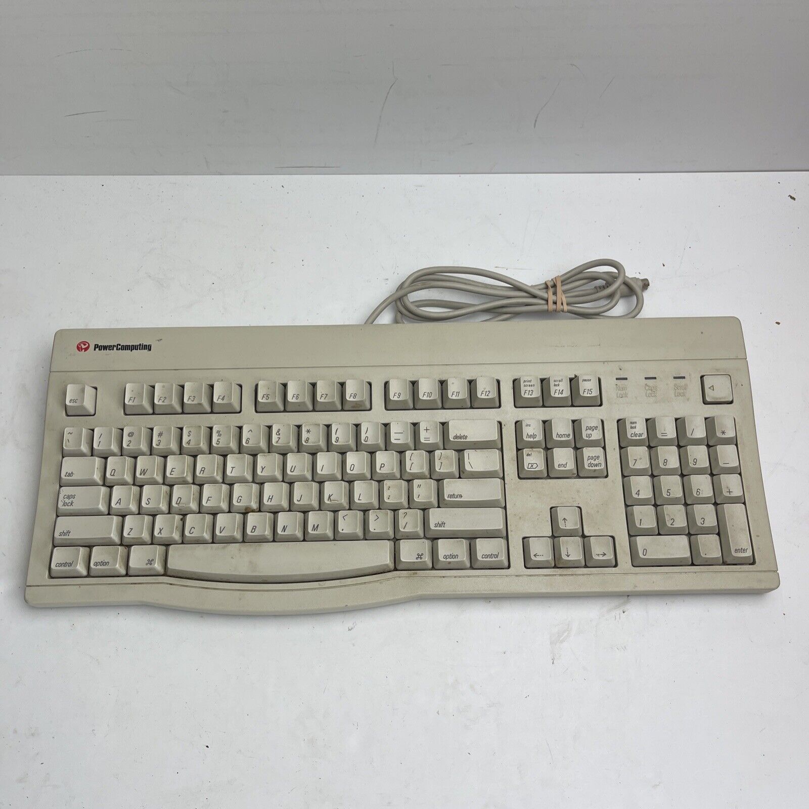 Vintage Power Computing ADB Macintosh Compatible Keyboard Membrane Untested