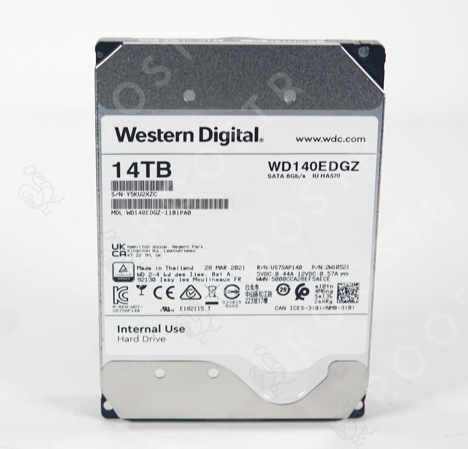 Western Digital 14TB SATA Hard Drive WD140EDGZ-11B1PA0 6Gb/s Internal Good Western Digital 14TB SATA Hard Drive WD140EDGZ-11B1PA0 6Gb/s Internal Good