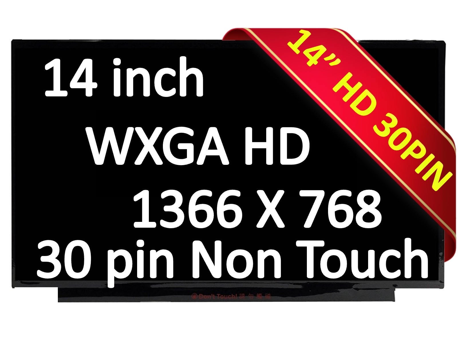 AUO B140XTN07.3 fits B140XTN07.2 Matte HD 1366x768 Display 14