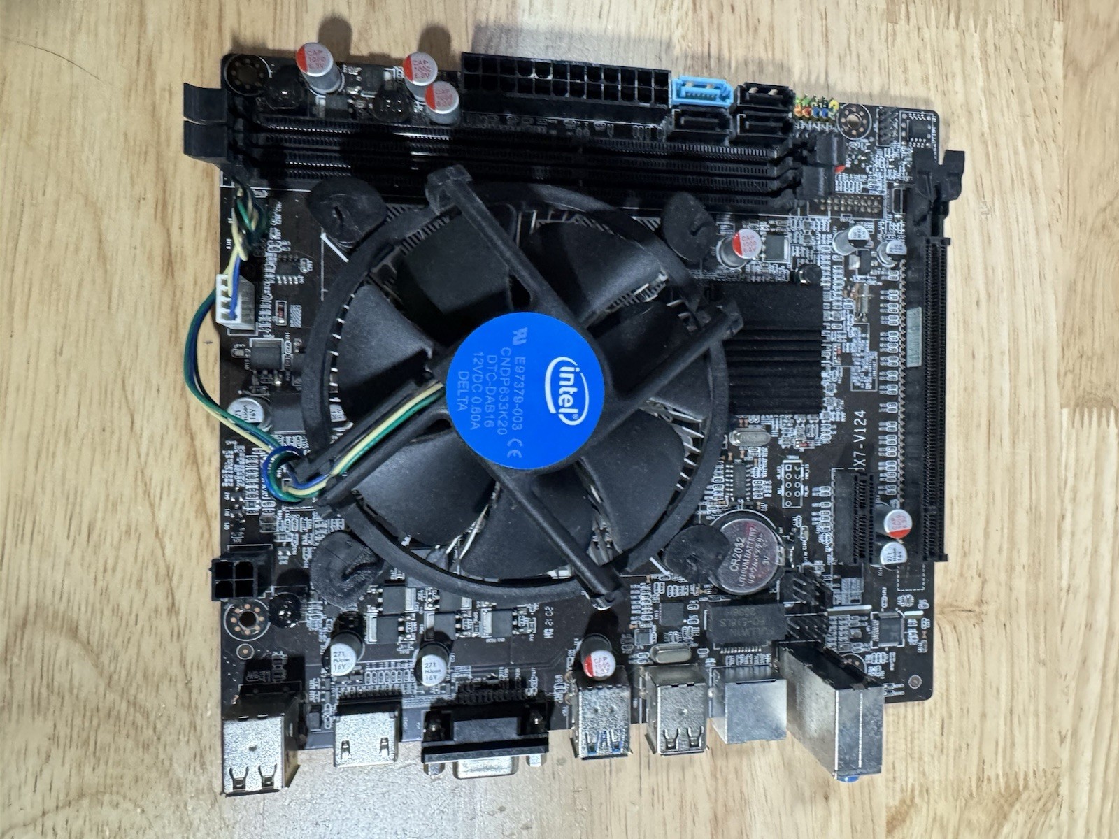 Intel LGA 115x Micro ATX DDR3 Motherboard With CPU And Cooling Fan Intel LGA 115x Micro ATX DDR3 Motherboard With CPU And Cooling Fan