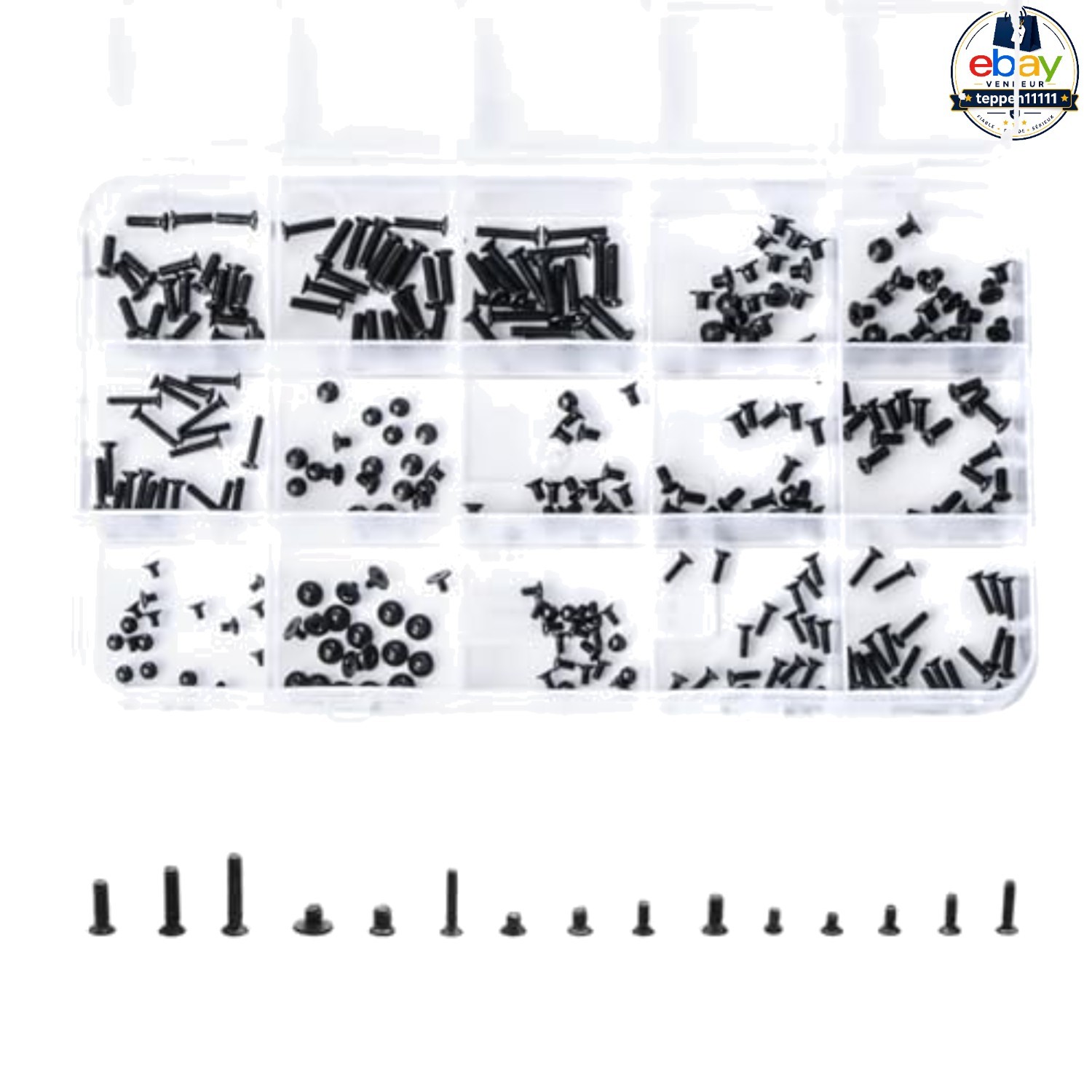 Laptop Replacement Screws Kit for IBM HP Mac Dell Lenovo 300 Pcs M2 M2.5 M3 Laptop Replacement Screws Kit for IBM HP Mac Dell Lenovo 300 Pcs M2 M2.5 M3