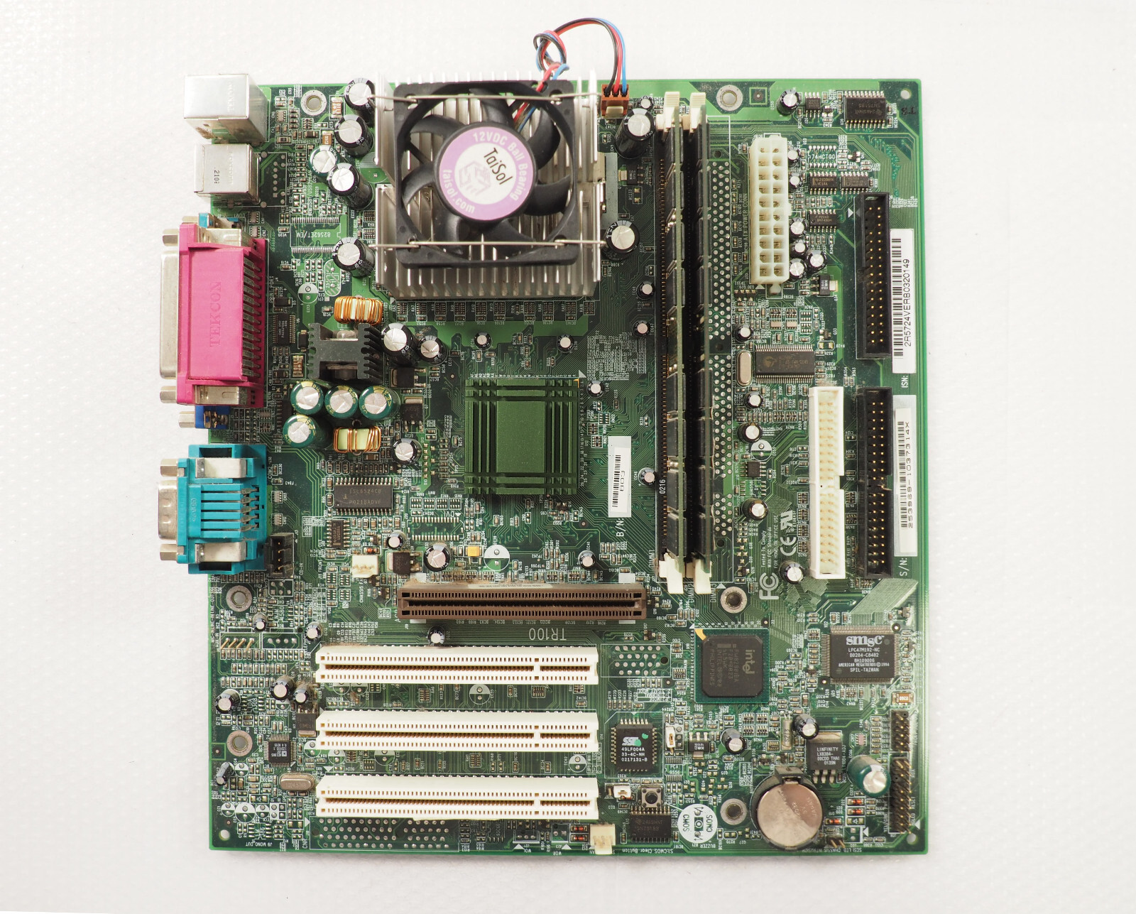 COMPAQ TR100 P/N: 21490 Motherboard w/ INTEL Celeron SL5VR 2 x 256mb RAM