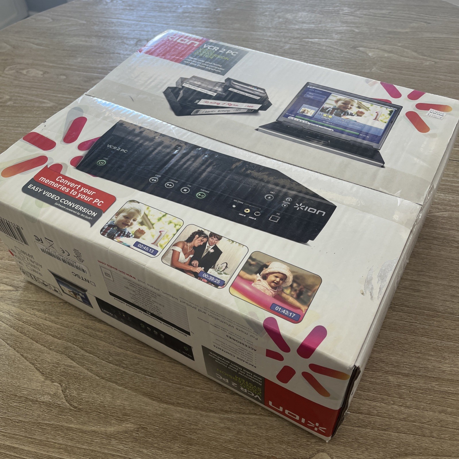 Vintage ION VCR 2 PC VHS-Digital Video Conversion Syst. USB Convert *NEW IN BOX* Vintage ION VCR 2 PC VHS-Digital Video Conversion Syst. USB Convert *NEW IN BOX*