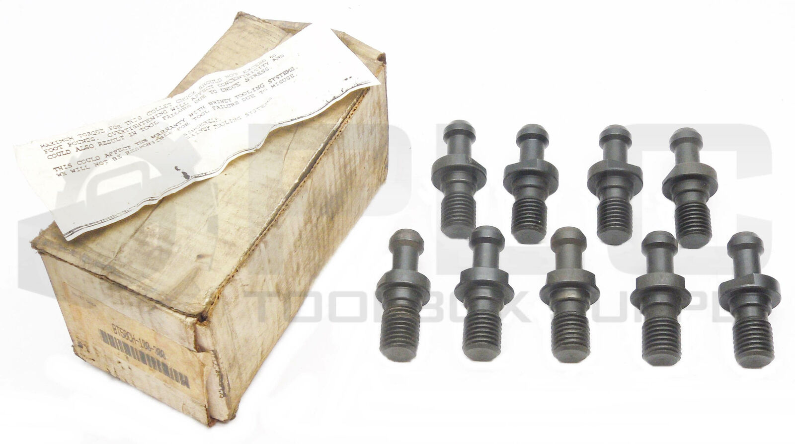 BOX OF 9 BRINEY TOOLING SYSTEMS B311-17 COLLECT CHUCK BT50CH-100-300