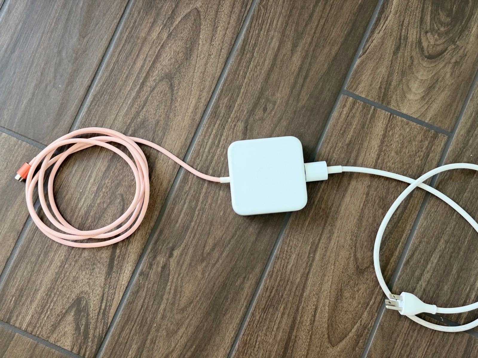 Apple iMac 24 Power Adapter 143W Orange Magnetic Cable + AC Cord M1 M3 Genuine Apple iMac 24 Power Adapter 143W Orange Magnetic Cable + AC Cord M1 M3 Genuine
