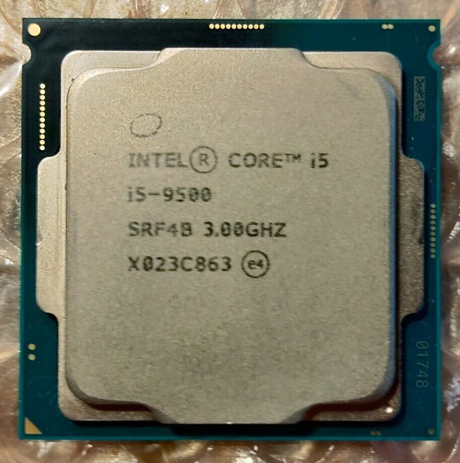 INTEL CORE i5-9500 6-CORE 3.00GHz SRF4B CPU PROCESSOR LGA 1151