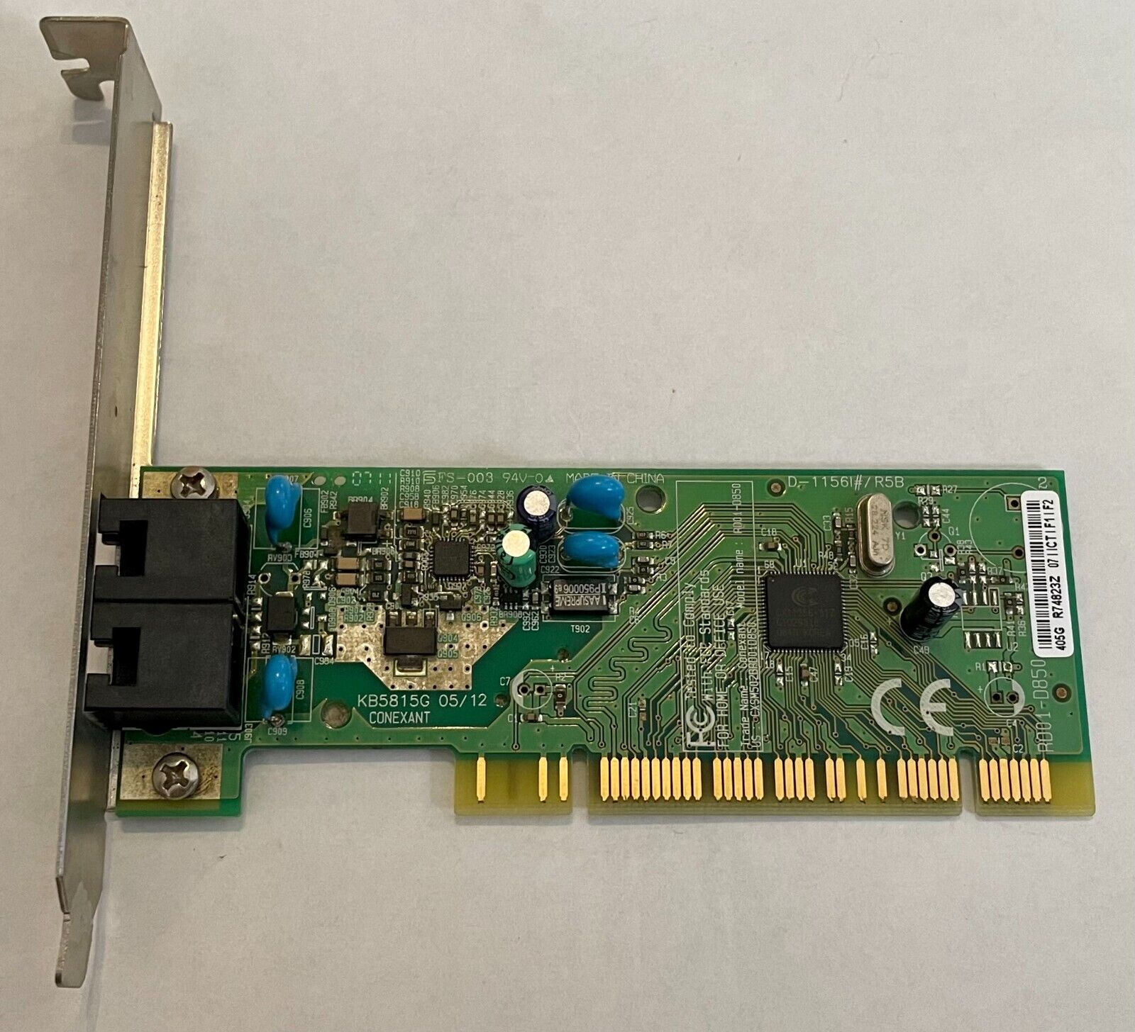 Conexant OEM Model RD01-D850 Modem Internet Card PCB Circuit Board RD01-D855-005