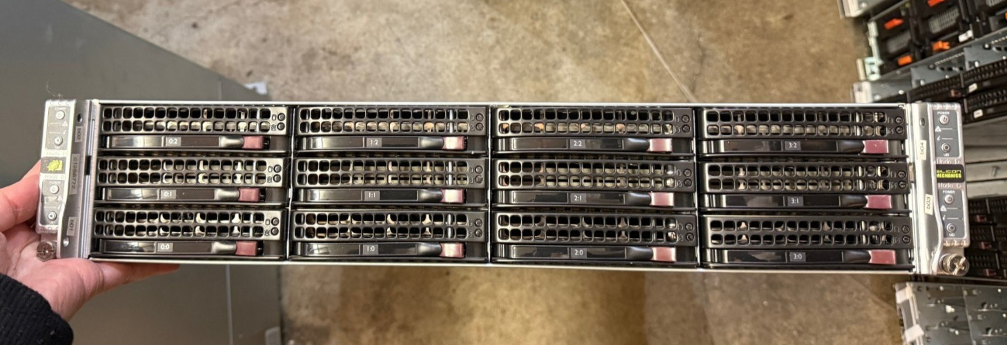 AS IS READ DESCRIP. Supermicro SuperServer 6026TT-HIBQRF 12-Bay 4x X8DTT-HIBQF AS IS READ DESCRIP. Supermicro SuperServer 6026TT-HIBQRF 12-Bay 4x X8DTT-HIBQF