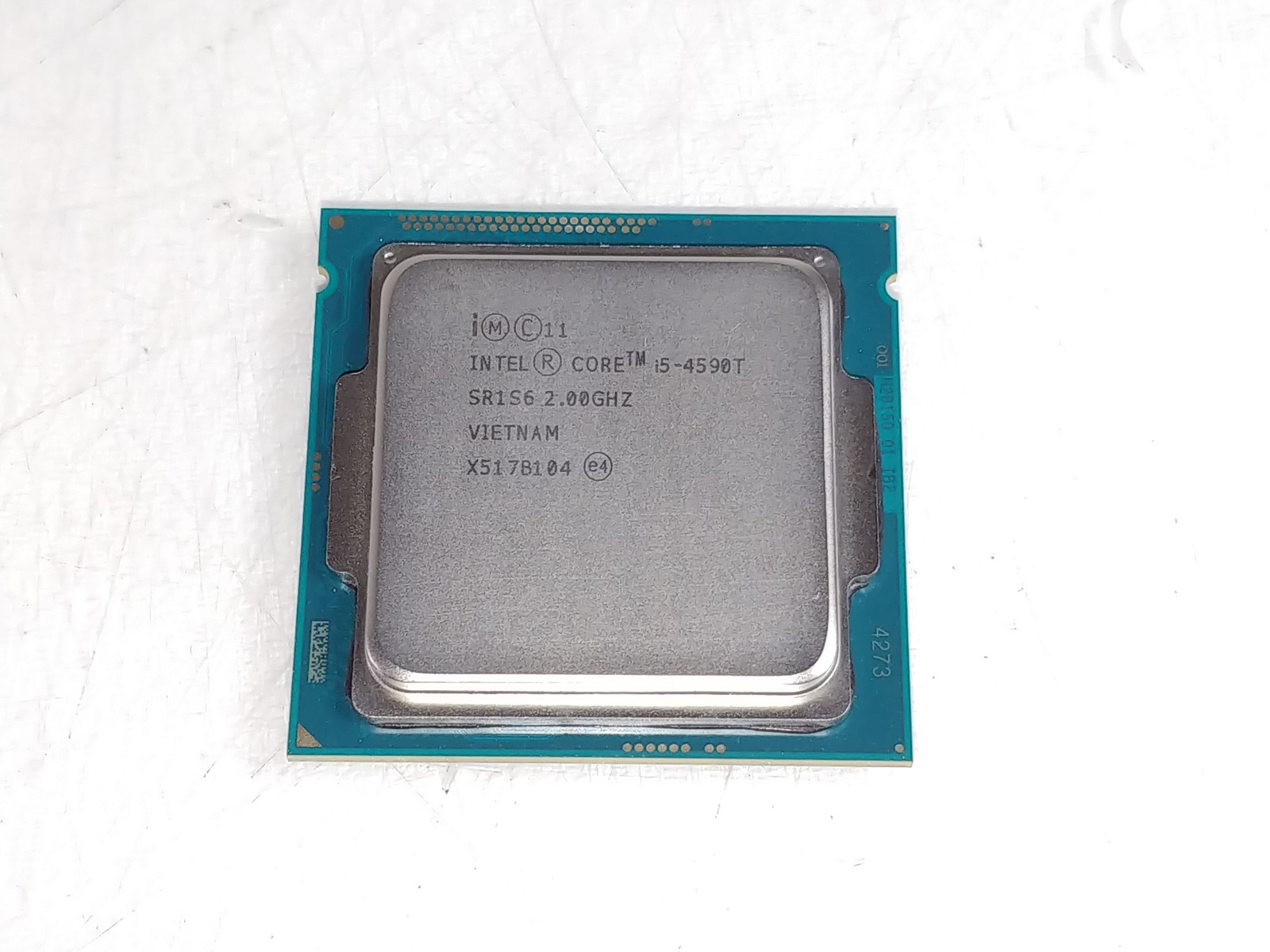 Intel Core i5-4590T 2 GHz 5 GT/s LGA 1150 Desktop CPU Processor SR1S6 Intel Core i5-4590T 2 GHz 5 GT/s LGA 1150 Desktop CPU Processor SR1S6