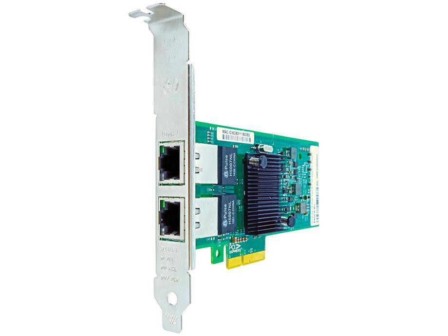 Axiom-New-I350T2-AX _ 10/100/1000MBS DUAL PORT RJ45 PCIE X4 NIC CARD F
