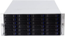 with Rails-4U Rackmount Server Case Chassis SFF-8643 12 Gb/s 24 Hot-Swappable picture