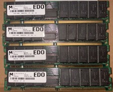 4x Vintage Compaq 228470-001 128MB EDO ECC RAM Server Memory DIMM picture