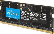 Crucial 16GB (1x16GB) DDR5-5600 SO-DIMM Laptop Memory Modules RAM CT16G56C46S5 picture