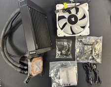 CORSAIR - iCUE H60X RGB ELITE AIO Liquid CPU Cooler 120mm Radiator (White Fan) picture