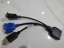 Supermicro CBL-0218L 27-14 Rev B Cable KVM/SUVI 36 Pin to DB9 15 D-Sub and 2 USB picture