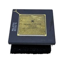Genuine Vintage Motorola MC68020RC20B 20MHz Ceramic Processor picture