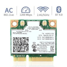 7260HMW Dual Band Wireless AC WiFi Bluetooth 4.0 Mini PCI-E Laptop Card picture