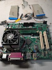 vintage Gateway motherboard, socket 370 1ghz cpu, 256mb ram, cables, power switc picture
