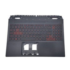 New For Acer Nitro 5 AN515-58 46 Palmrest Backlit Keyboard Red Keys 6B.QFJN2.001 picture