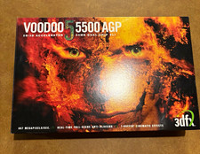 3dfx Voodoo5 5500 AGP 64MB VSA-100 Dual-Chip SLI VGA Graphics Card picture