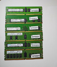 Lot of 39x 8GB DDR4 RAM 312GB Total HP Workstation Pulls (35x RDIMM + 4x UDIMM) picture
