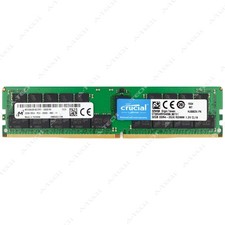 Micron 32GB DDR4-2666 PC4-21300 ECC RDIMM Server Memory RAM MTA36ASF4G72PZ-2G6D1 picture