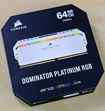 Corsair Dominator Platinum RGB White 64GB (4x16GB) DDR4 3200MHz DIMM RAM picture