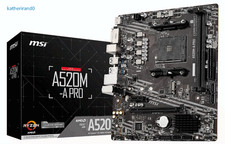 A520M-A PRO V1 Gaming Motherboard, AM4, DDR4, PCIe 3.0, M.2, HDMI/DVI picture