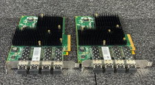 Lot of 2 NetApp 111-02451 4 Port 16GB FC SFP PCIE HBA 111-02451+B0 Fibre Channel picture