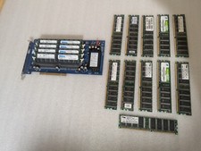 RARE VTG TESTED LOOK 4GB GIGABYTE RAM Drive i-RAM RAMDISK PCI Card +BONUS MEMORY picture