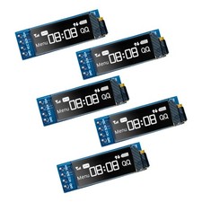 5 Pcs 0.91 Inch I2C OLED Display Module IIC OLED Screen DC 3.3V~5V Compatible... picture
