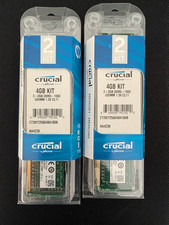 Crucial  (2 ) 4GB Kit (2x2GB)  DDR3 1600MHz PC3 -12800 240PIN UDIMm CT25664BA160 picture